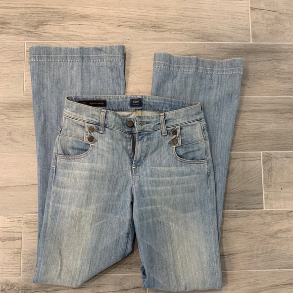 Women’s Citizens of Humanity light wash high rise wide leg Hutton stretch 26 - Picture 1 of 5